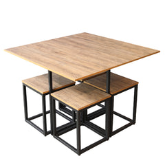 Finn dining with 4 Stool - Habitt