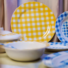 Lemon Squares Dinner Set – Sunlit Charm for Joyful Dining (22 / 30 / 43 PCS) - Habitt