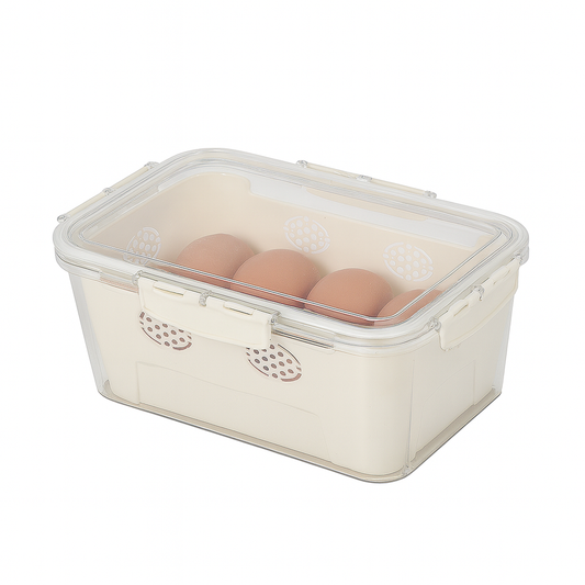 Storage Box with Drain Basket – Compact Fresh Keeper - Habitt