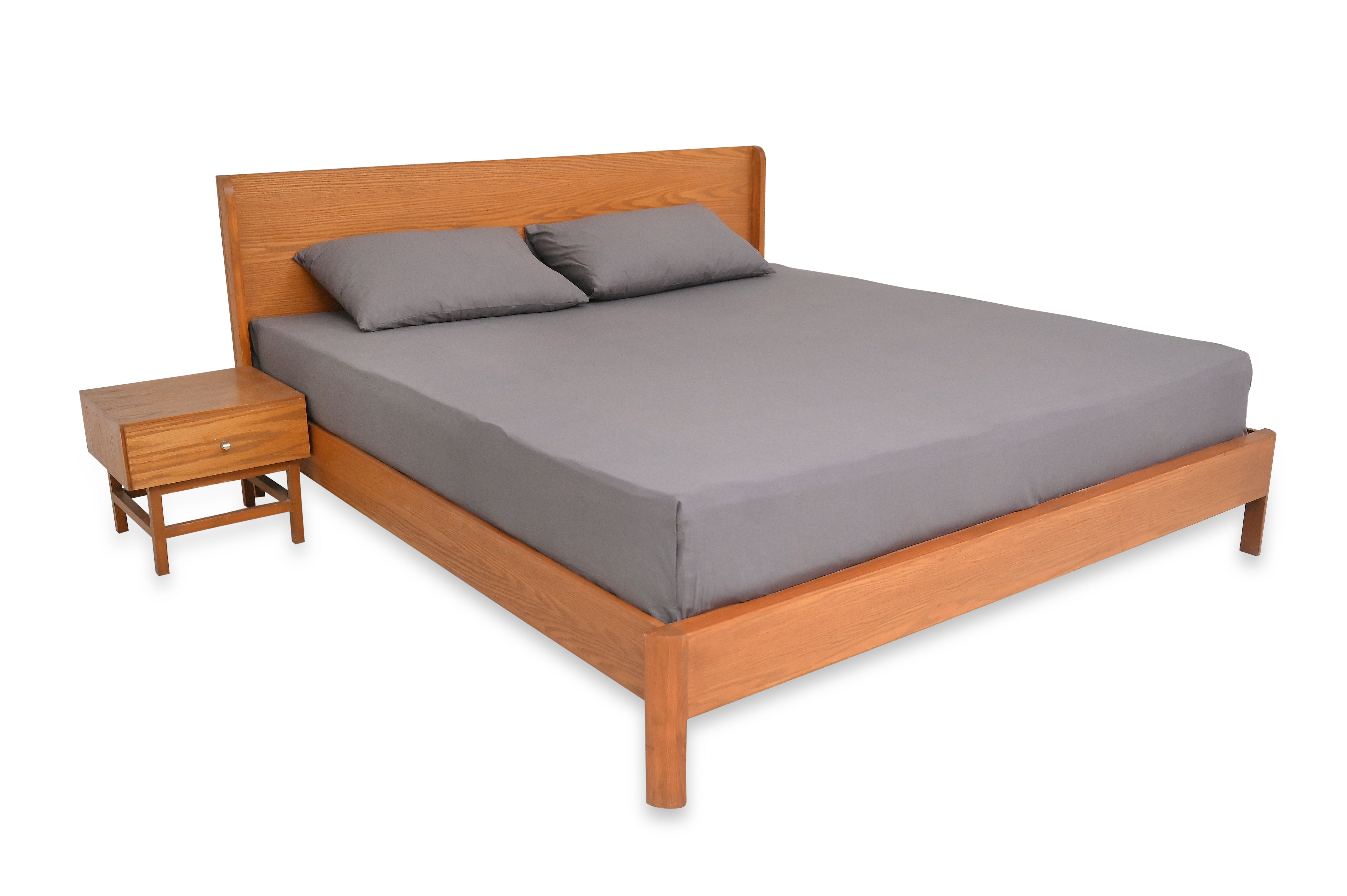 Harry N Bedroom Set – King Size Bed & Dresser with Mirror - Habitt