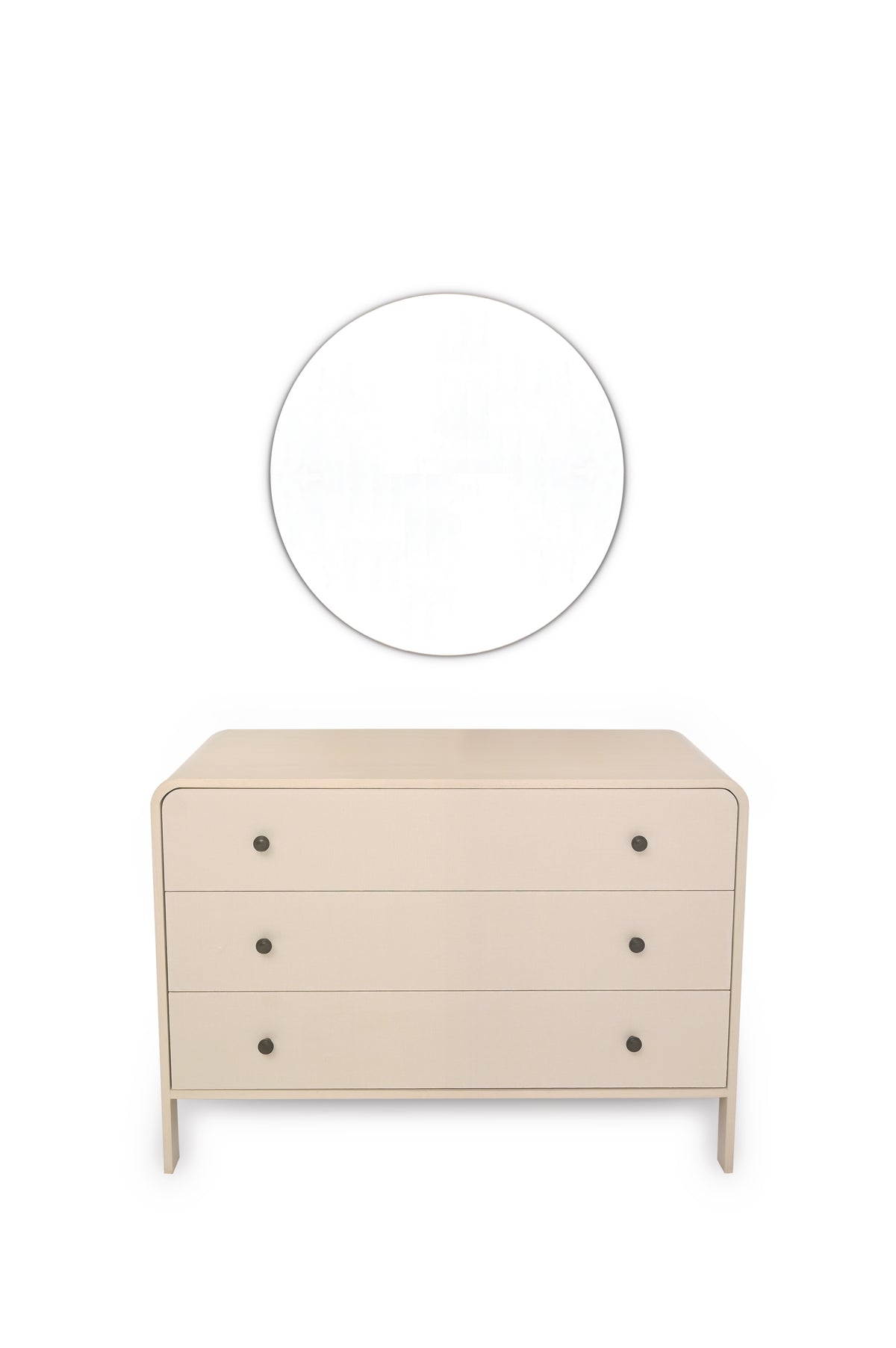 Harold Dresser – Solid Wood Finish with Woven Cane Detailing - Habitt