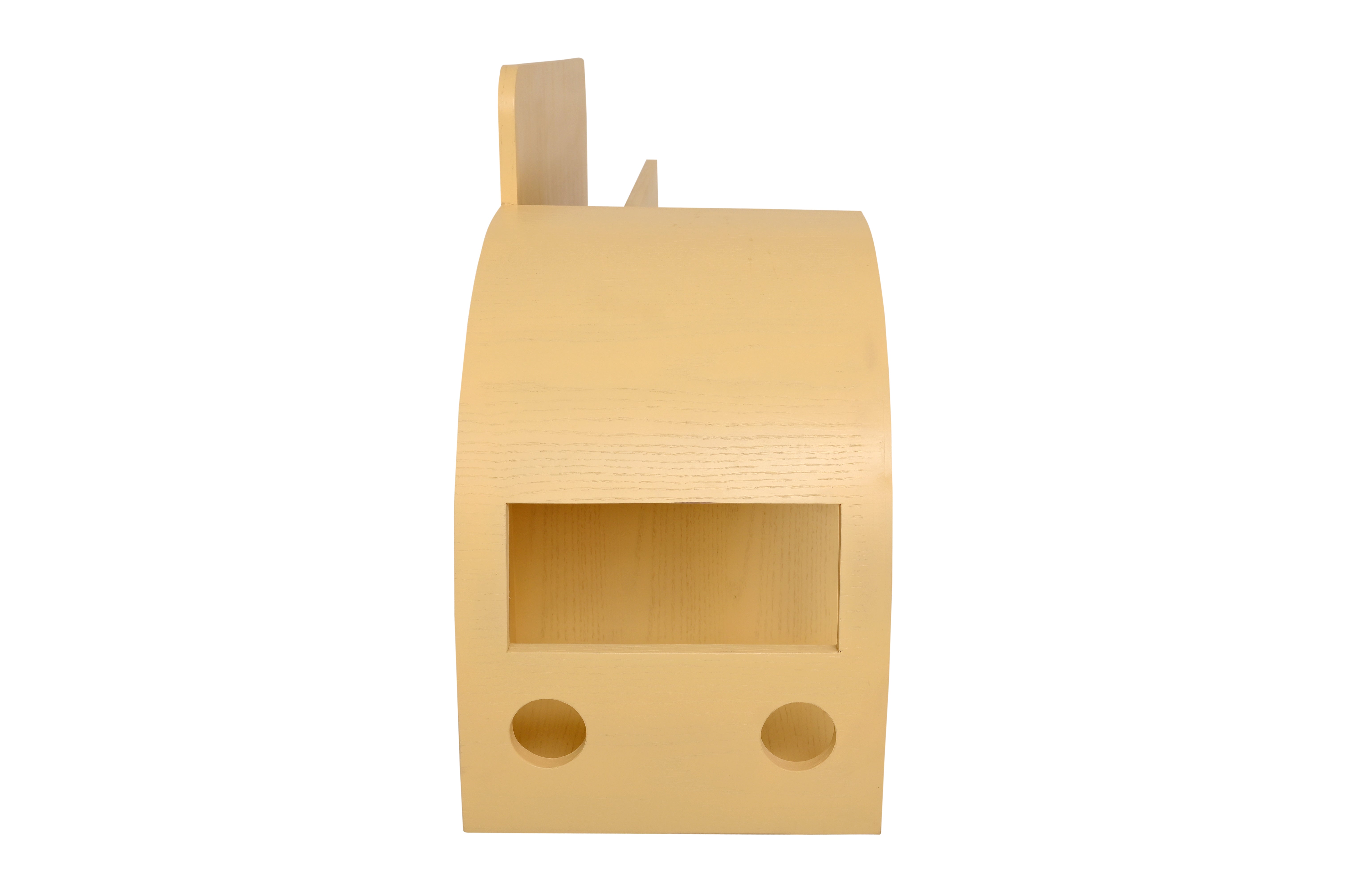 Wooden Cart Bookshelf – Kids’ Room Wall-Mounted Shelf - Habitt