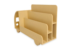 Wooden Cart Bookshelf – Kids’ Room Wall-Mounted Shelf - Habitt