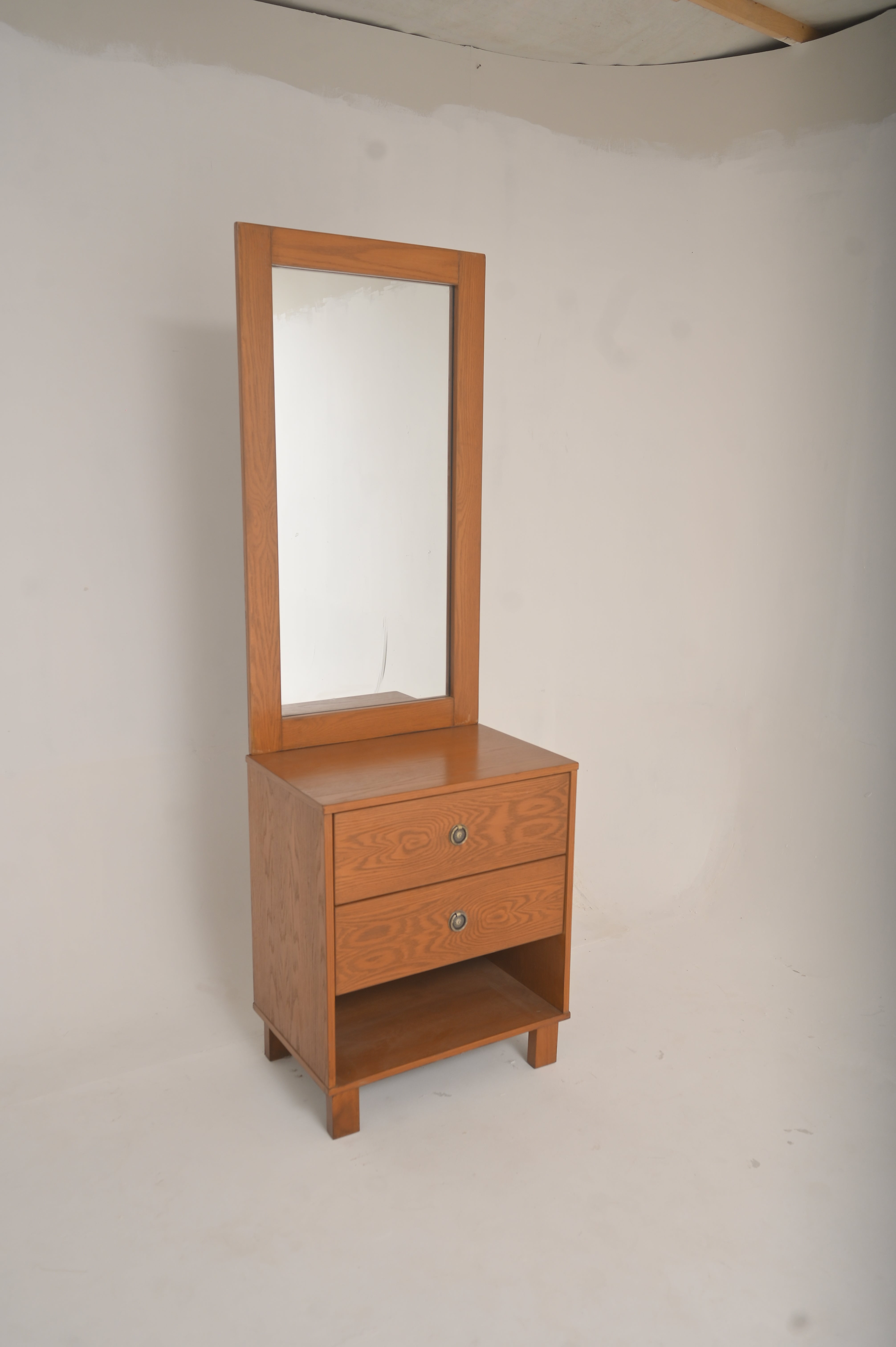 Harry Dresser – Solid Wood with Upholstered Drawer Panels - Habitt