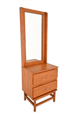 Harry N Dresser – Modern Wooden Vanity with Mirror & Storage Drawers - Habitt