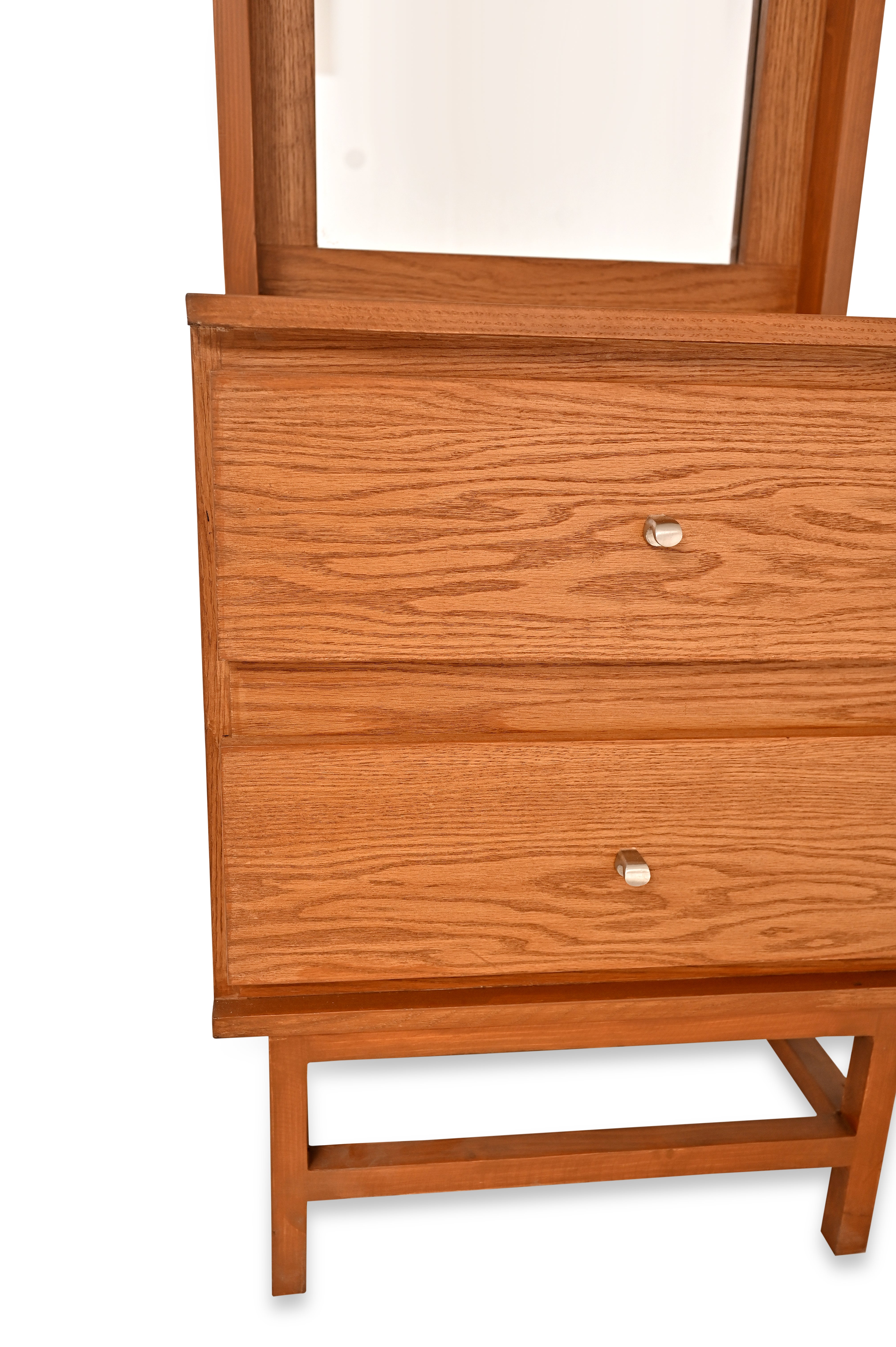 Harry N Dresser – Modern Wooden Vanity with Mirror & Storage Drawers - Habitt