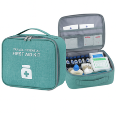 Portable First Aid Medicine Storage Bag – Travel Emergency Organizer - Habitt