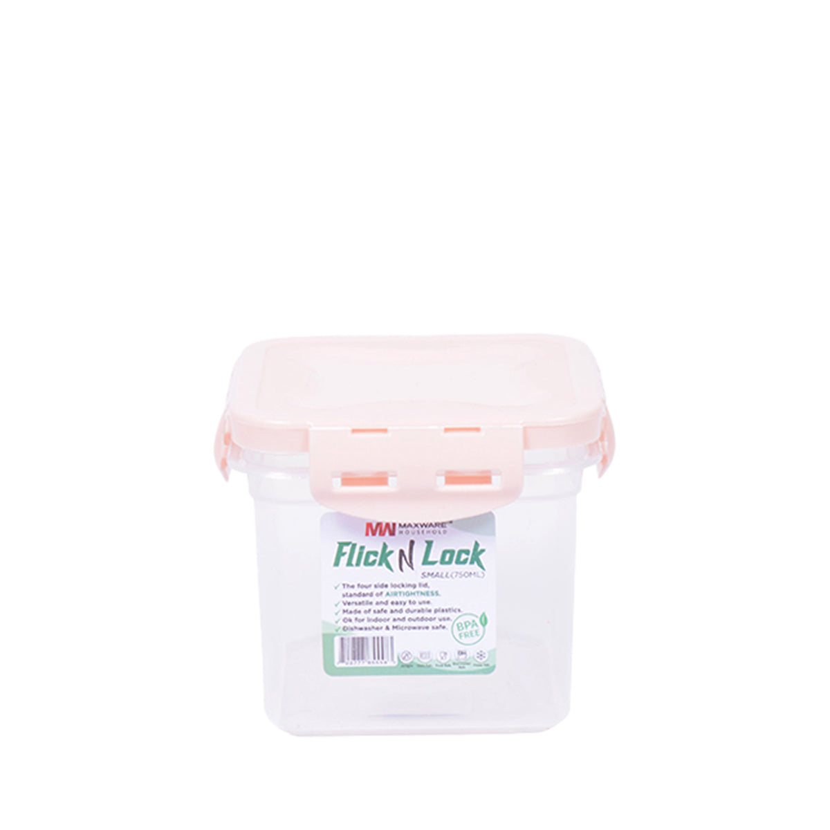 1pc Flick N Lock Small – 750 ml Airtight Food Storage Container - Habitt