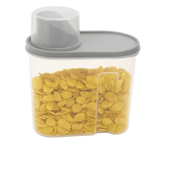 Airtight Cereal Jar – Small Food Storage Container with Pouring Spout - Habitt