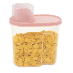 Airtight Cereal Jar – Small Food Storage Container with Pouring Spout - Habitt