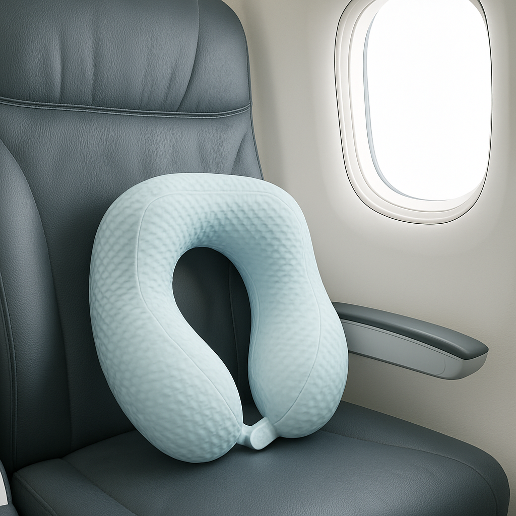 Travel Neck Pillow  – Variant: Blue, Green, Pink - Habitt
