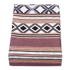 Ethnic geometric Double Bedsheet 90X94" - Habitt
