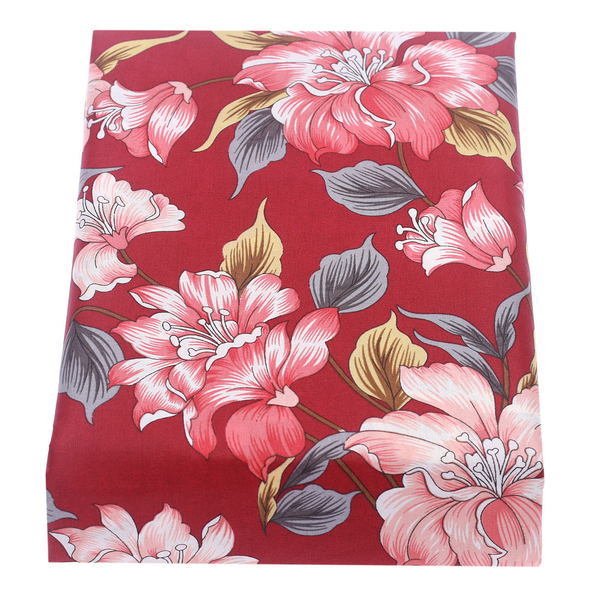 Pink Florals Double Bed Sheet 90x94" - Habitt