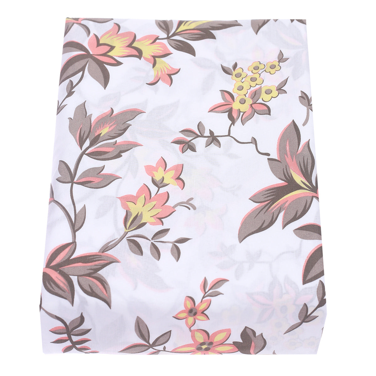 Floral geometric Double Bedsheet 90x90" - Habitt