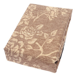 Neutral floral Double Bedsheet 90x94" - Habitt