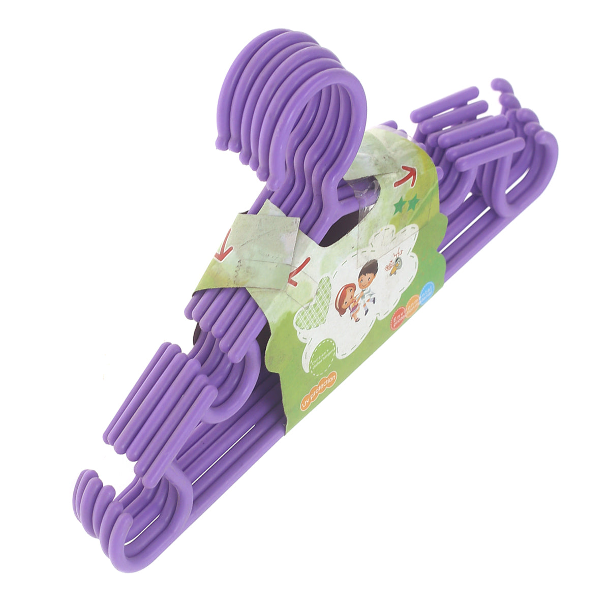 6-Piece Kids Clothes Hanger Set – Durable Plastic Hangers for Baby & Toddler Garments - Habitt