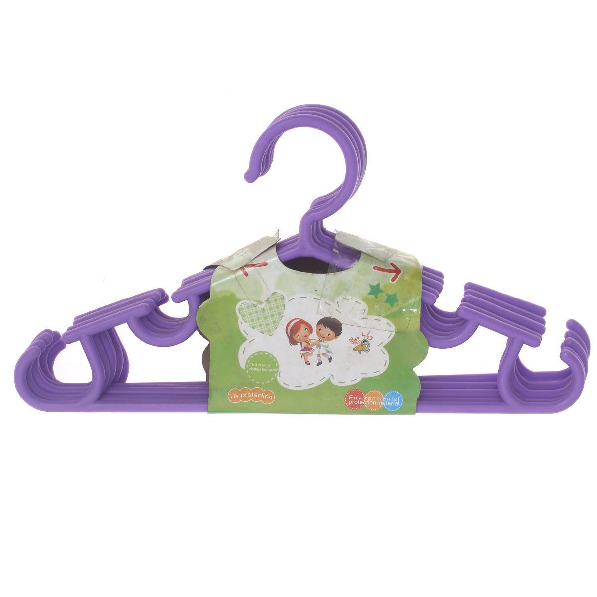6-Piece Kids Clothes Hanger Set – Durable Plastic Hangers for Baby & Toddler Garments - Habitt