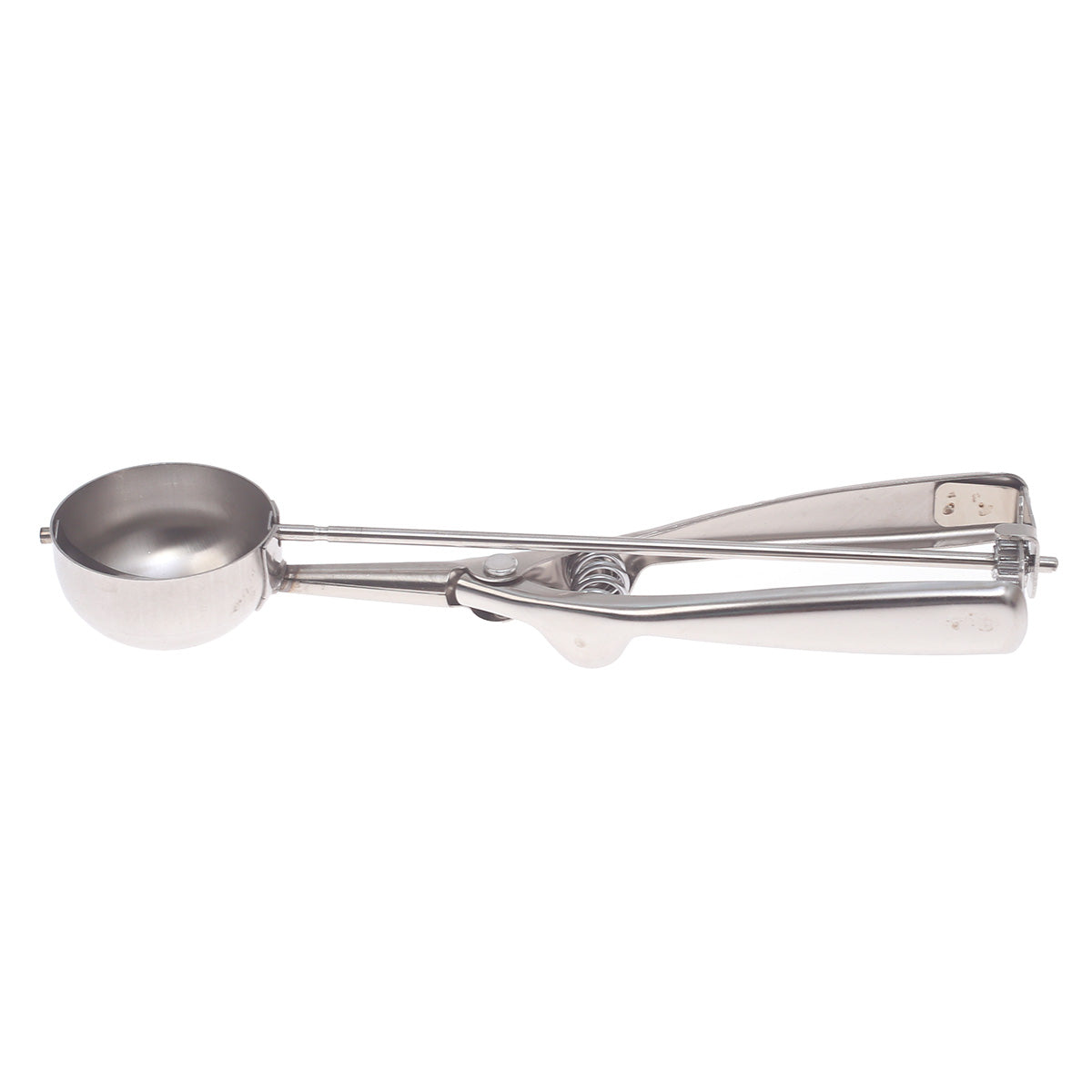 Stainless Steel Ice Cream Scoop – Spring Handle Disher - Habitt