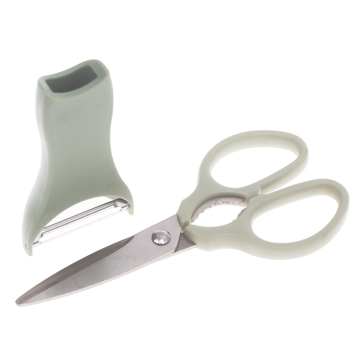 Shengya Multipurpose Kitchen Scissor with Peeler – Heavy-Duty Cutter Set - Habitt