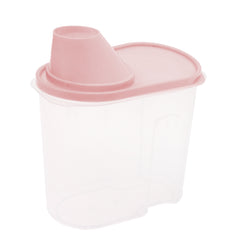 Airtight Cereal Jar – Small Food Storage Container with Pouring Spout - Habitt