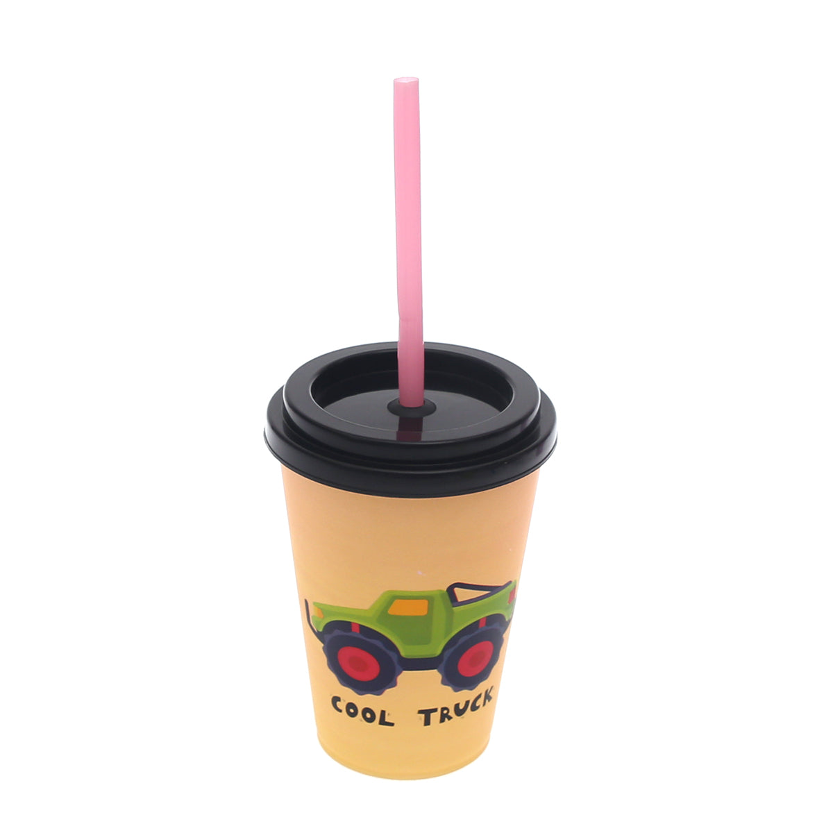 Cup with Straw – Orange - Habitt