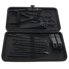 Professional Manicure & Pedicure Nail Cutter Kit – 18‑Piece Grooming Set - Habitt