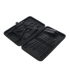 Professional Manicure & Pedicure Nail Cutter Kit – 18‑Piece Grooming Set - Habitt