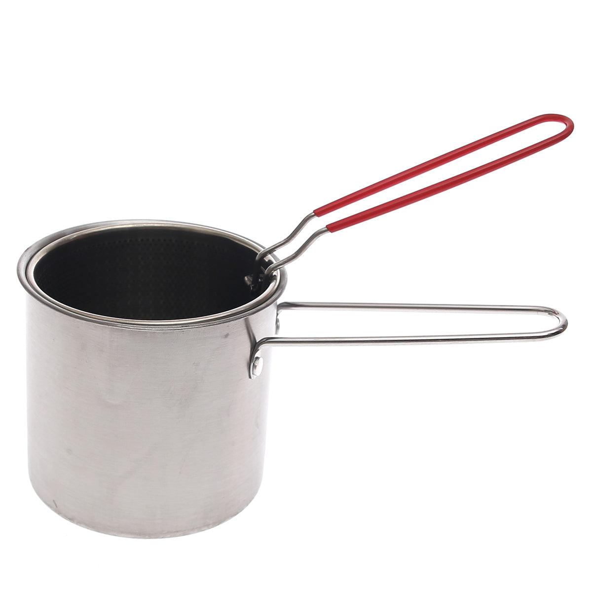 Stainless Steel Frying Pot with Basket – Deep Fryer for Home Cooking - Habitt