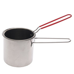 Stainless Steel Frying Pot with Basket – Deep Fryer for Home Cooking - Habitt