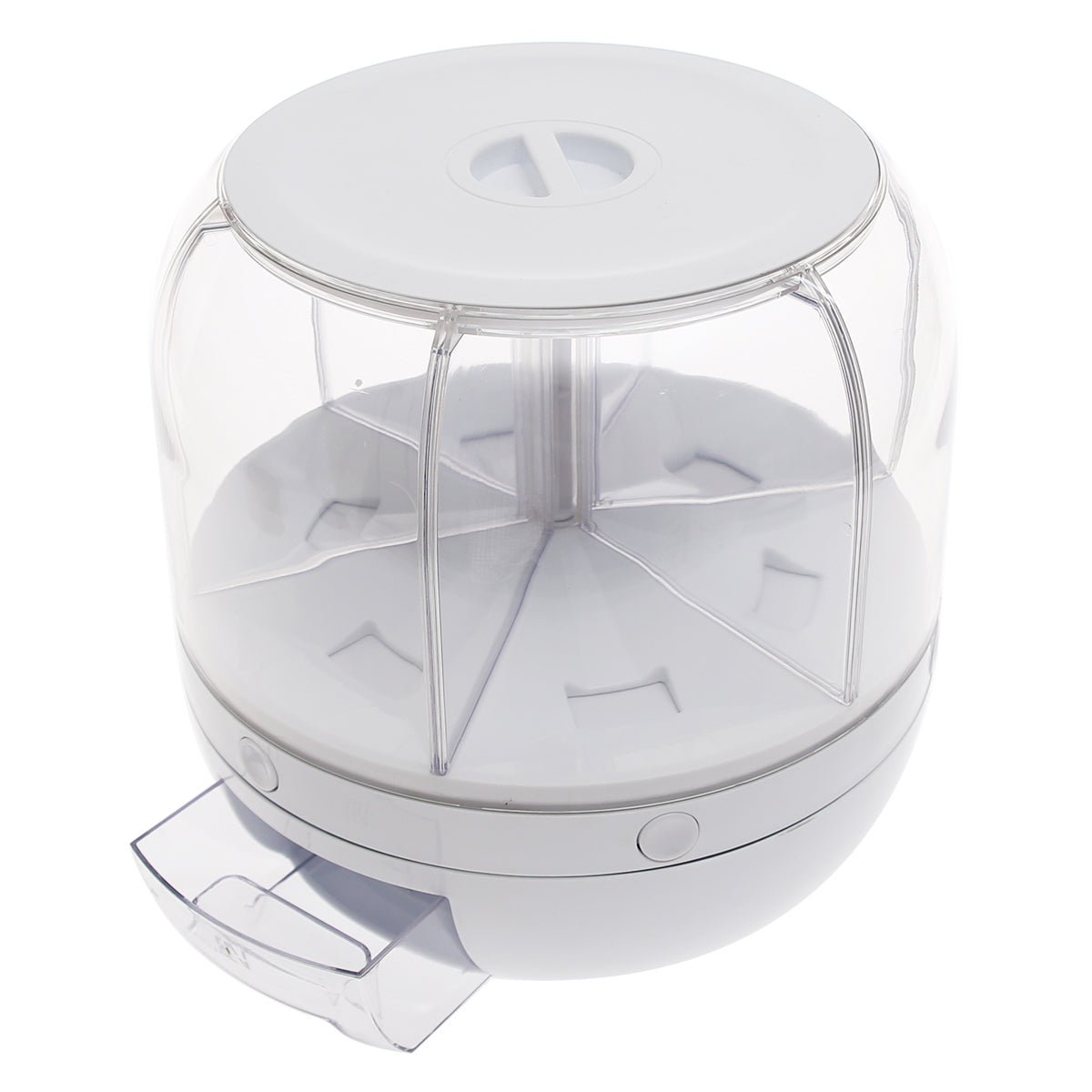 Rotating Rice Dispenser – 5kg Capacity Grain Storage Container - Habitt