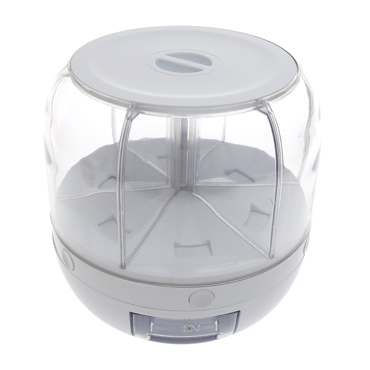 Rotating Rice Dispenser – 5kg Capacity Grain Storage Container - Habitt