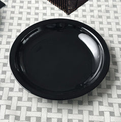 Black Melamine Dinner Set – Modern, Durable & Complete Dining Solution (22 / 30 / 43 PCS) - Habitt