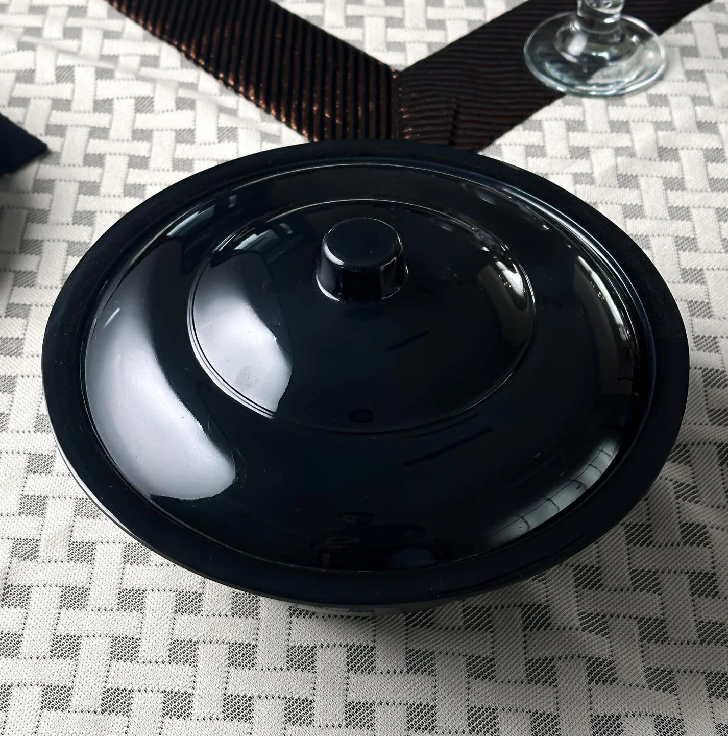 Black Melamine Dinner Set – Modern, Durable & Complete Dining Solution (22 / 30 / 43 PCS) - Habitt