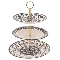 3Step Pastry Stand Manochrome - Habitt