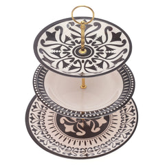 3Step Pastry Stand Manochrome - Habitt