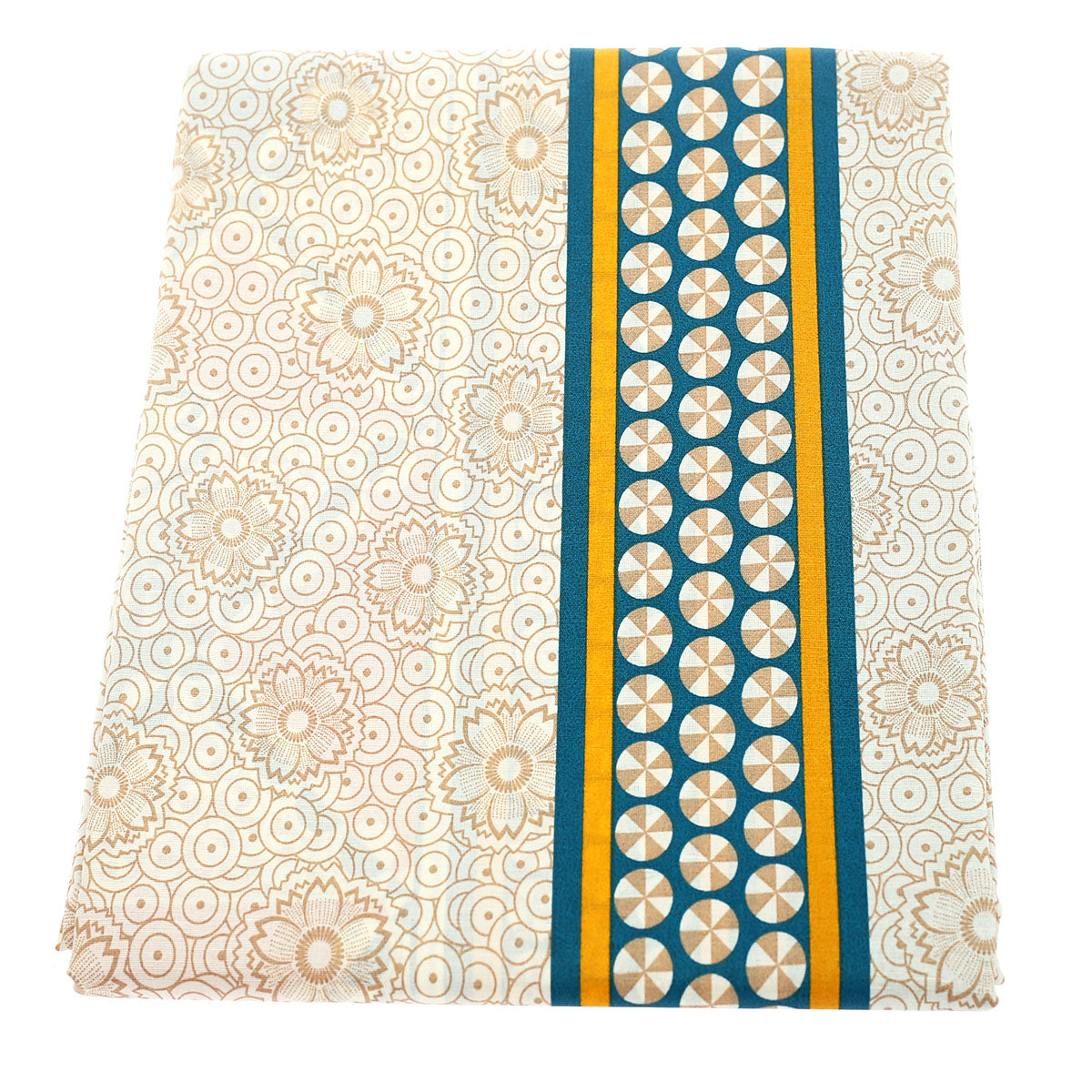 Circle Border Double Bed Sheet 90x96 - Habitt