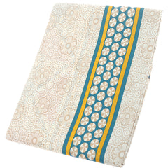 Circle Border Double Bed Sheet 90x96 - Habitt