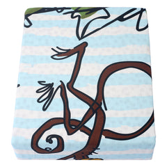 Giant Giraffe Single Bedding Set Blue - Habitt