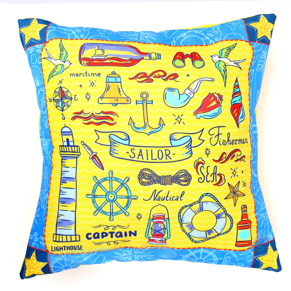 Under The Sea Cushion Cover 18x18 - Habitt