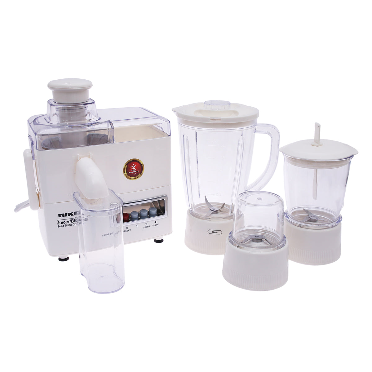 Nikai 4 in 1 Blender & Grinder NFP1724N - Habitt