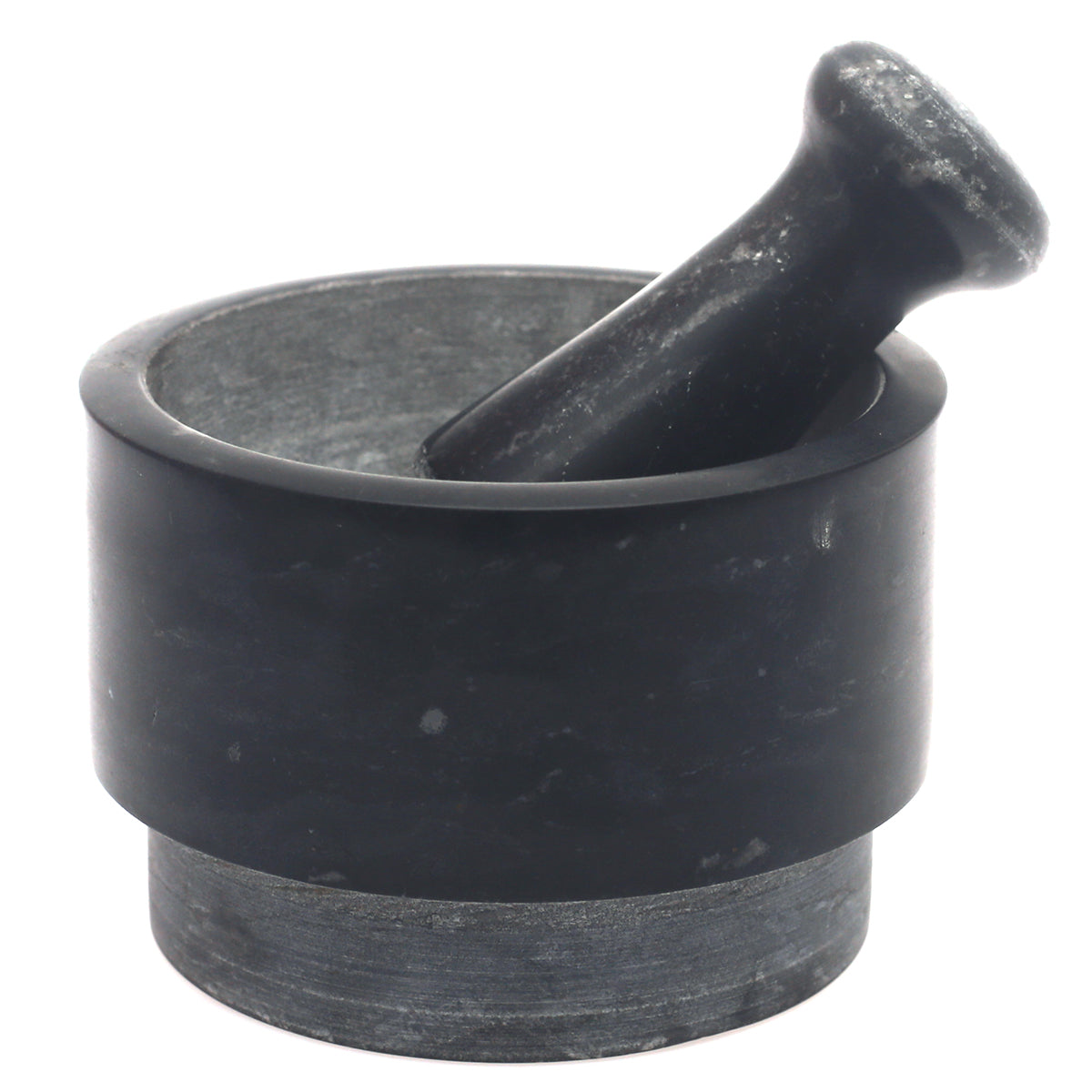 Adelsten Mortar & Pestle – Solid Stone Spice Grinder for Herbs, Spices & Pastes (IKEA Style) - Habitt