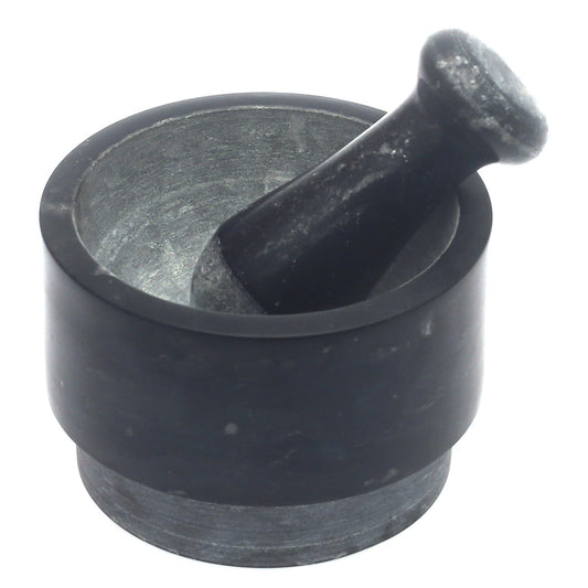 Adelsten Mortar & Pestle – Solid Stone Spice Grinder for Herbs, Spices & Pastes (IKEA Style) - Habitt