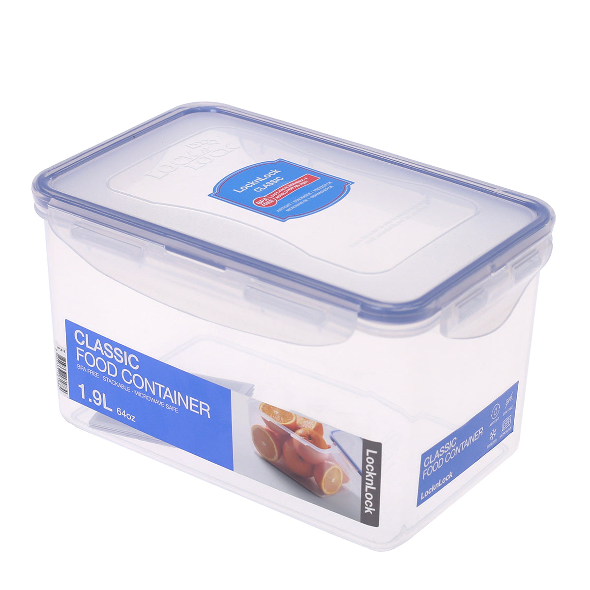 RECT TALL FOOD CONTAINER 1.9L LLHPL818 SB - Habitt