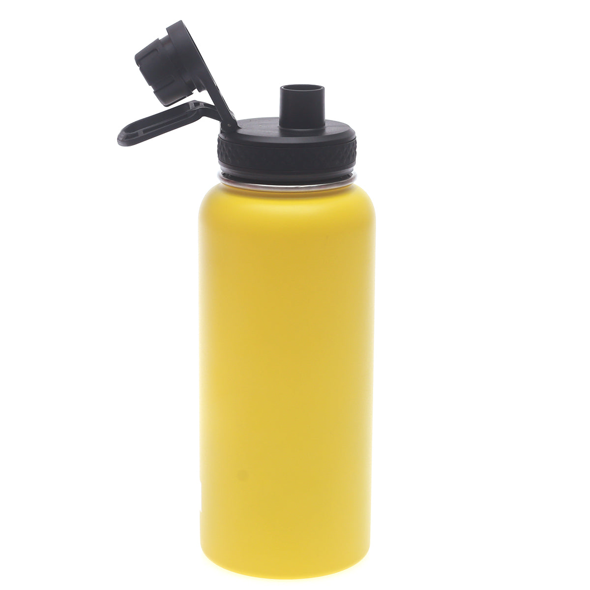 Sport Cap Vacuum Bottle 950ML Yellow - Habitt