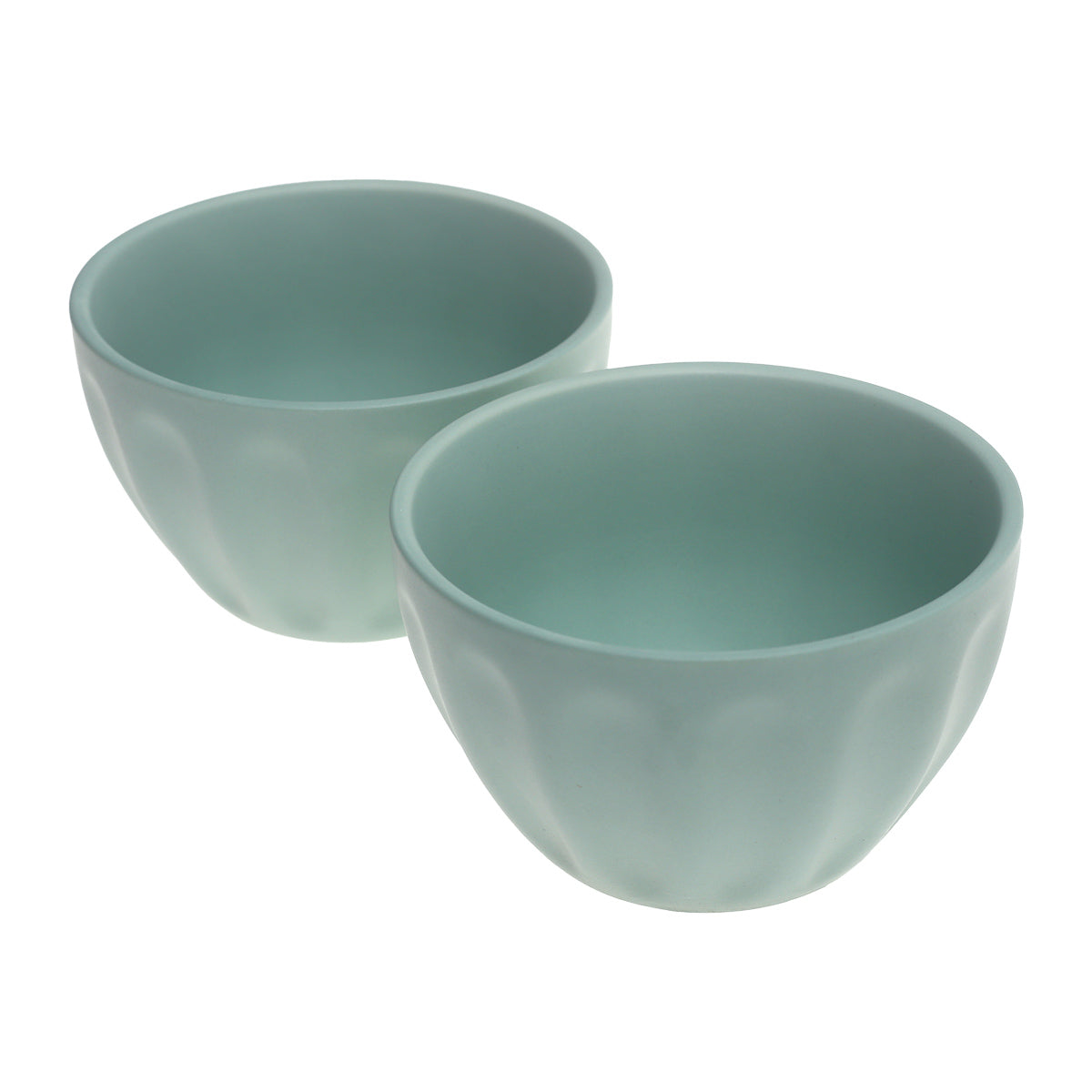5" Ceramic Bowl Set – 2-Piece Matte Finish Snack & Dessert Bowls - Habitt