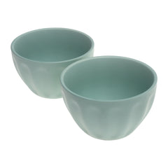 5" Ceramic Bowl Set – 2-Piece Matte Finish Snack & Dessert Bowls - Habitt