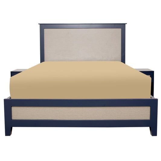 Lancaster Queen Size Bed with 2 Side Tables - Habitt