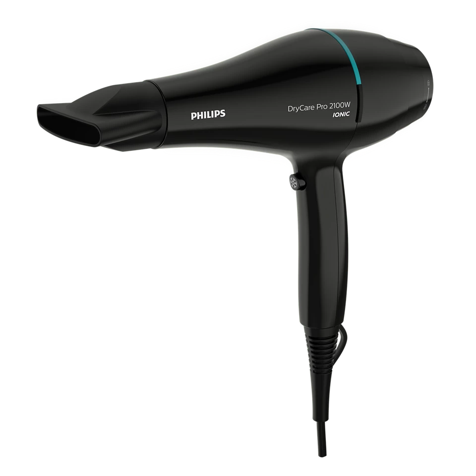 Philips BHD272/03 DryCare Pro Hair Dryer | 2100W Ionic Professional Hairdryer for Fast, Smooth Drying - Habitt