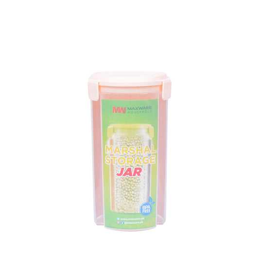 1pc Marshal Storage Jar 2200ml – Airtight BPA-Free Food Container for Kitchen Organization (Grey, White, Beige, Pink) - Habitt