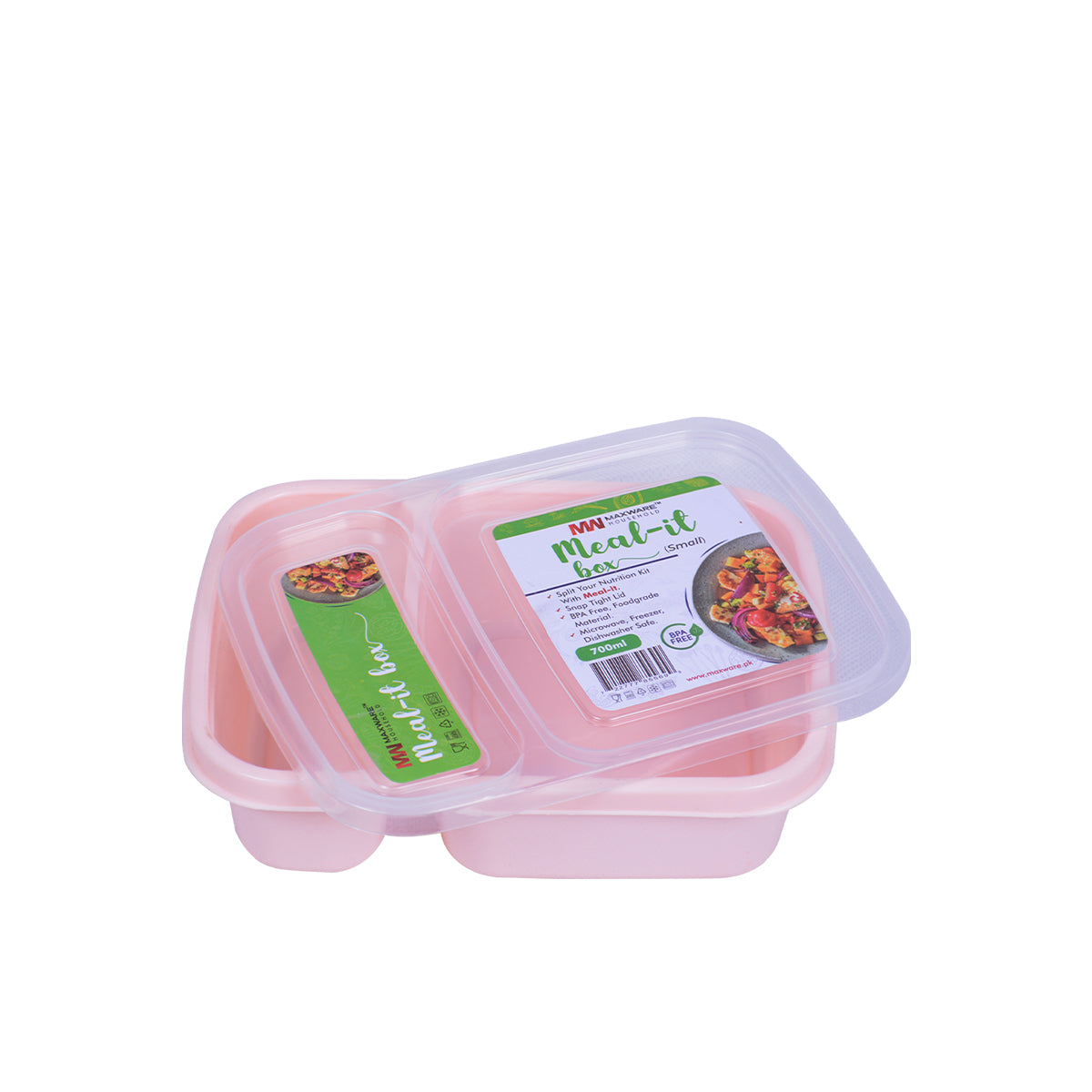 Meal-It Box Small – 2 Compartments (700 ml) - Habitt
